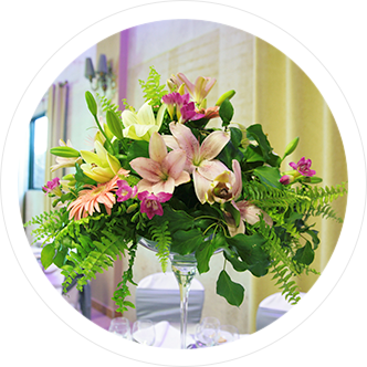 Decoração Floral para Cerimónias e Copo d’água